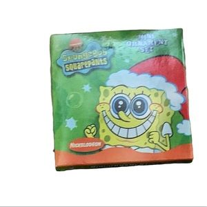 NWT SpongeBob SquarePants mini Christmas ornaments set